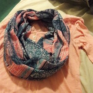 Shirt with scarf
